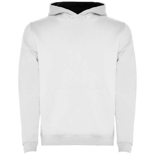 Urban Kapuzenpullover für Kinder in Weiß von Roly, individuell gestaltbar mit Logo, erhältlich bei Signalshop.de, ideal als Werbeartikel, Werbegeschenke, Werbemittel, Giveaway.