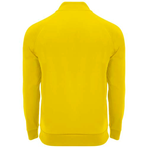 Gelbes Epiro Half-Zip Sweatshirt für Kinder von Signalshop.de, individuell bedruckbar, ideal als Werbeartikel.