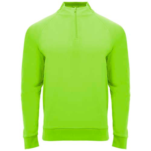 Grünes Epiro Half-Zip Sweatshirt für Kinder, individuell gestaltbar, Signalshop.de Werbeartikel, Werbegeschenke.