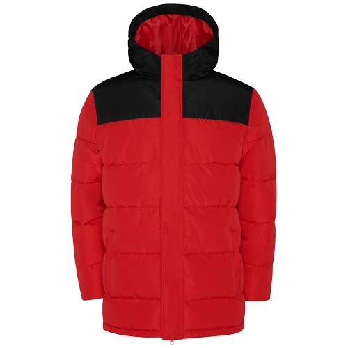 Rote Tallin Steppjacke für Kinder von Signalshop.de, individuell bedruckbar, idealer Werbeartikel für Winter.
