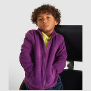 Lila Artic Fleecejacke für Kinder von roly, individuell gestaltbar mit Logo, erhältlich bei Signalshop.de; Werbeartikel, Werbegeschenke, Werbemittel, Giveaway.