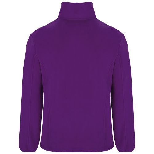 Lila Kinder-Fleecejacke aus Artic-Fleece von Roly, individuell bedruckbar, erhältlich bei Signalshop.de, ideal als Werbeartikel.