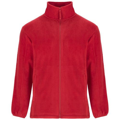 Rote Artic Fleecejacke für Kinder von roly, individuell mit Logo gestaltbar. Signalshop.de Werbeartikel.