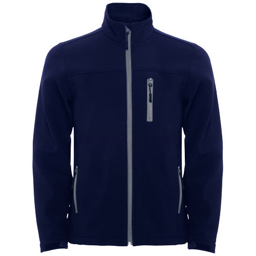 Antartida Softshelljacke für Kinder in Dunkelblau von roly, individuell mit Logo bedruckbar, über Signalshop.de als Werbeartikel, Werbegeschenke, Werbemittel oder Giveaway erhältlich.