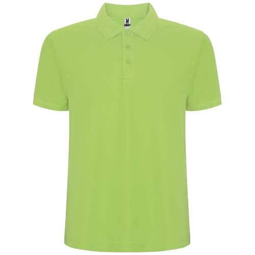 Grünes Pegaso Premium Poloshirt für Kinder von Signalshop.de, individuell bedruckbar, ideal als Werbeartikel, Werbegeschenk, Werbemittel, Giveaway.