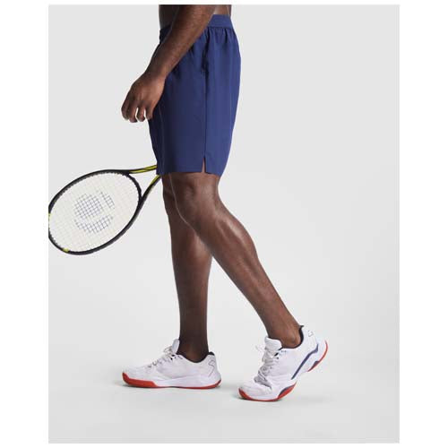 Unisex Murray Sportshorts in Blau, ideal für Sport und Bewegung, individuell mit Logo bei Signalshop.de bedruckbar.