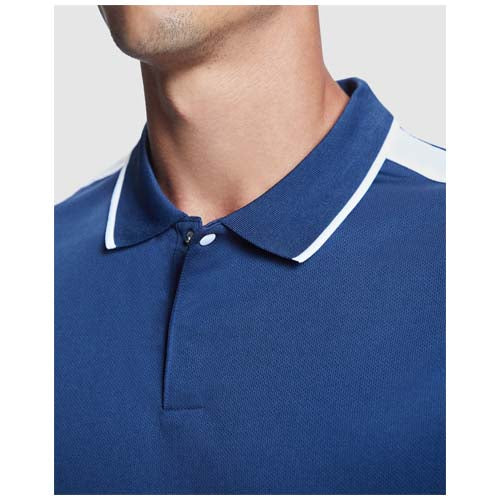 Tamil Sport Poloshirt für Herren in Blau, individuell gestaltbar, ideal für Fitness. Signalshop.de Werbeartikel.