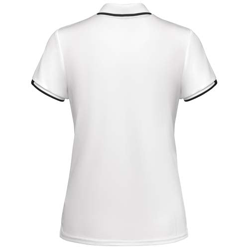 Weißes Damen Tamil Sport Poloshirt, individuell bedruckbar, ideal als Werbemittel bei Signalshop.de