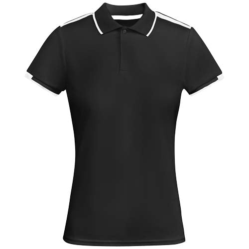 Schwarzes Tamil Sport Poloshirt f5c Damen auf Signalshop.de, ideal als individuell bedruckbares Werbeartikel-Funktionsshirt.