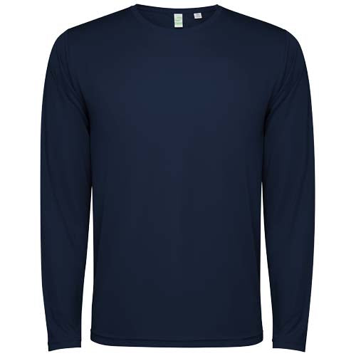 Estoril Langarm-Shirt Unisex in Dunkelblau, individuell bedruckbar, erhältlich bei Signalshop.de, Werbeartikel.