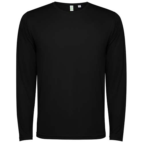 Schwarzes Estoril Langarm-Shirt Unisex von roly, individuell mit Logo bedruckbar, erhältlich bei Signalshop.de für Werbeartikel, Werbegeschenke, Werbemittel, Giveaway.