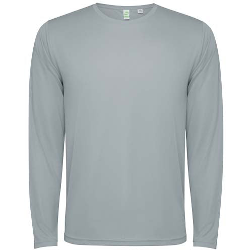 Estoril Langarm-Shirt Unisex in Grau, individuell mit Logo bedruckbar von Signalshop.de; Werbeartikel, Werbegeschenke.