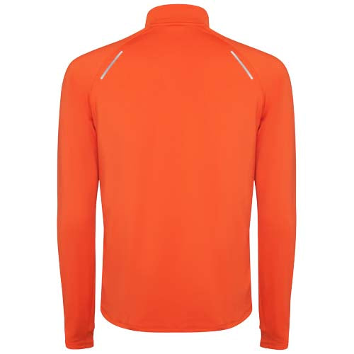 Estambul Half-Zip Sweatshirt Herren in Orange, Roly, individuell gestaltbar mit Logo von Signalshop.de, Werbeartikel, Werbegeschenke, Werbemittel, Giveaway.
