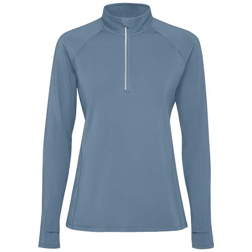 Estambul Half-Zip Sweatshirt für Damen in Blau, roly, individuell gestaltbar, Signalshop.de Werbeartikel