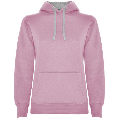 Rosa Urban Kapuzenpullover fcr Damen von Signalshop.de, individuell gestaltbar, ideal als Werbeartikel oder Werbegeschenk.