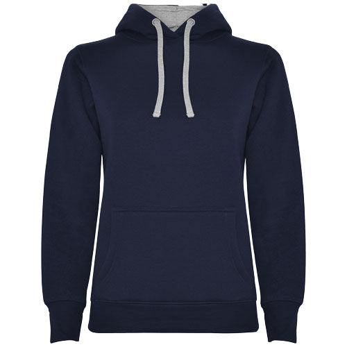 Damen Urban Kapuzenpullover in Dunkelblau von roly, individuell bedruckbar, erhältlich bei Signalshop.de, ideal als Werbeartikel oder Werbegeschenk.