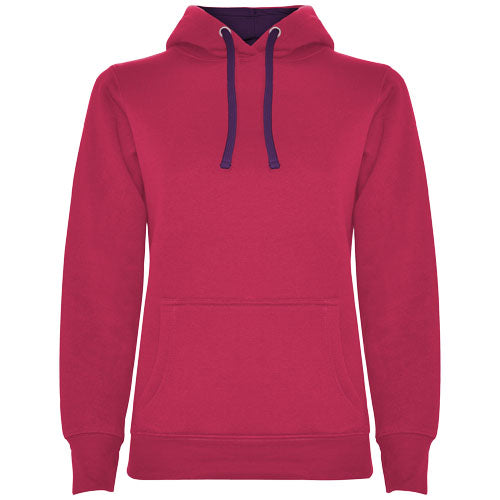 Urban Damen Kapuzenpullover in Rot von roly, individuell bedruckbar mit Logo, Signalshop.de Werbeartikel.