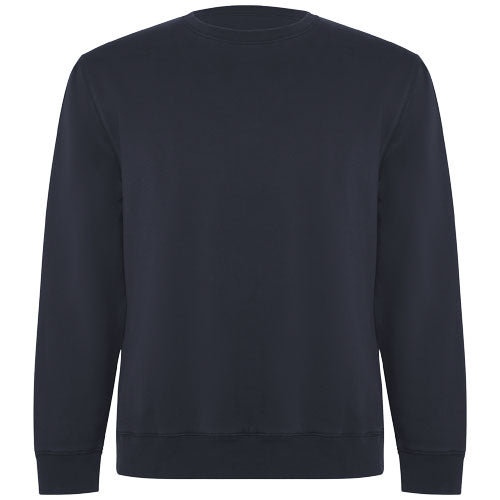 Unisex Bio-Baumwolle Sweatshirt in Dunkelblau, individuell mit Logo bedruckbar, Signalshop.de Werbegeschenke.