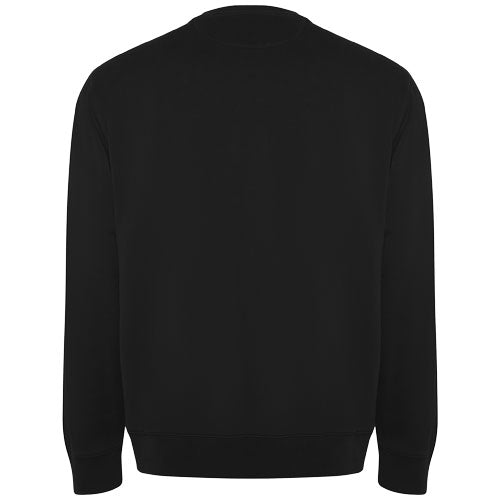 Schwarzes Batian Sweatshirt aus Bio-Baumwolle, unisex, individuell gestaltbar, erhältlich bei Signalshop.de, idealer Werbeartikel.