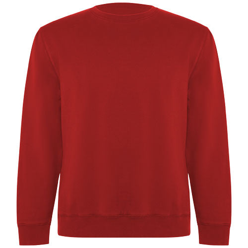 Rotes Batian Unisex Sweatshirt aus Bio-Baumwolle, Signalshop.de Werbeartikel individuell gestaltbar.
