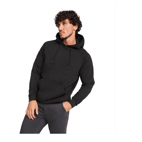 Vinson Kapuzenpullover aus Bio-Baumwolle in Schwarz, Unisex, roly, individualisierbar bei Signalshop.de. Werbeartikel, Werbegeschenke, Werbemittel, Giveaway.