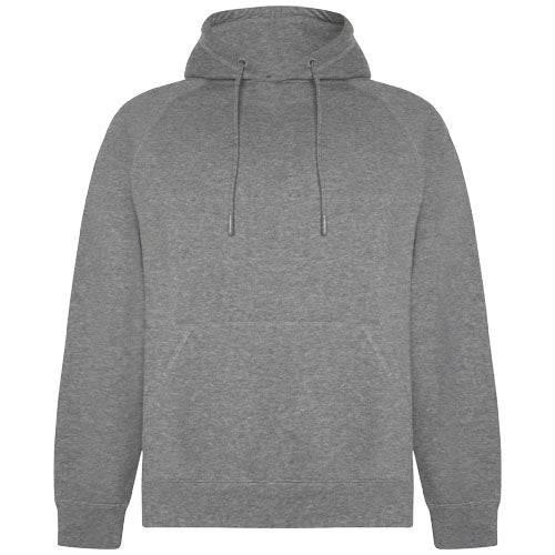 Grauer Vinson Kapuzenpullover aus Bio-Baumwolle, individuell bedruckbar, Signalshop.de Werbeartikel