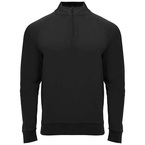 Schwarzes Epiro Half-Zip Sweatshirt Unisex, individuell gestaltbar, ideal fr Sport bei Signalshop.de, Werbeartikel.