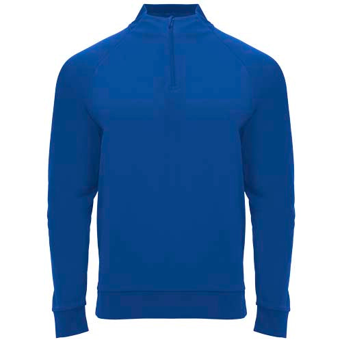 Epiro Half-Zip Sweatshirt Unisex in Blau, individuell gestaltbar, ideal fr Signalshop.de Werbeartikel und Geschenke.