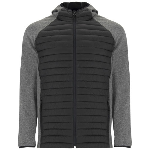 Minsk Hybrid Thermojacke Unisex in Grau von Signalshop.de, individuell mit Logo gestaltbar, isoliert, Werbeartikel.