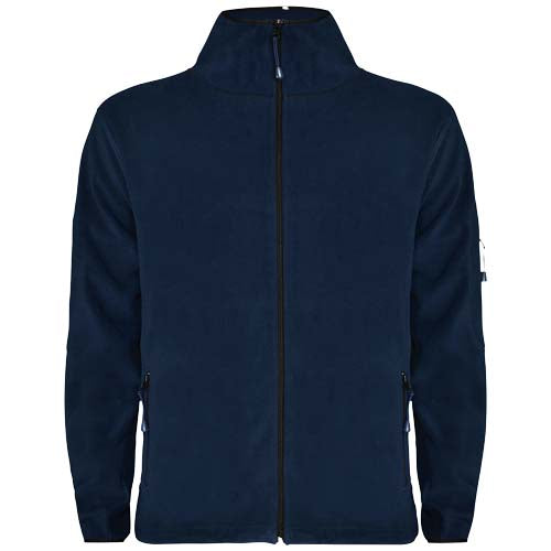 Luciane Microfleecejacke für Herren in Dunkelblau, individuell mit Logo gestaltbar, von Signalshop.de; Werbeartikel.