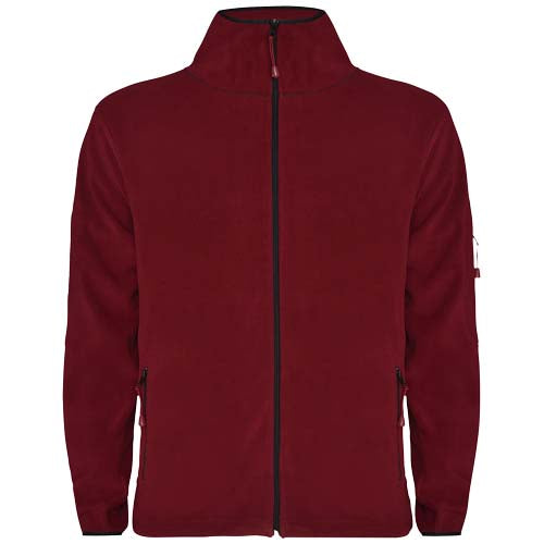 Rote Luciane Microfleecejacke für Herren, individuell gestaltbar, auf Signalshop.de als Werbeartikel erhältlich.