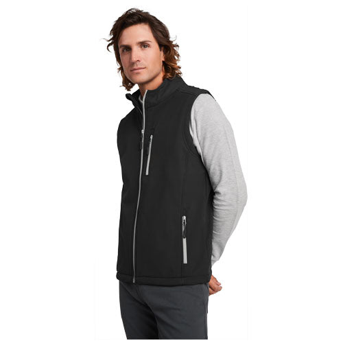 Nevada Softshellbodywarmer Unisex in Schwarz, individualisierbar mit Logo, verfügbar bei Signalshop.de; Werbeartikel, Werbegeschenke, Werbemittel, Giveaway.