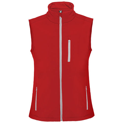 Rote Nevada Softshellbodywarmer Unisex, individuell bedruckbar, von Signalshop.de, Werbeartikel.