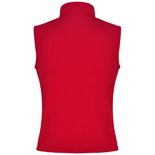 Roter Nevada Softshellbodywarmer Unisex von Signalshop.de, individualisierbar mit Logo, ideal als Werbeartikel.