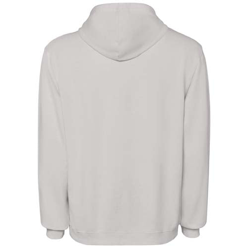 Weißer Kenia Kapuzenpullover Unisex von Roly, individuell gestaltbar mit Logo, erhältlich bei Signalshop.de als Werbegeschenk.