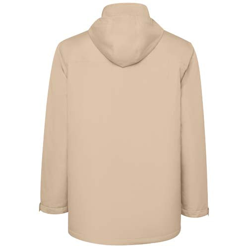 Beige wattierter Parka für Herren von Roly, individuell mit Logo gestaltbar, Signalshop.de Werbeartikel.