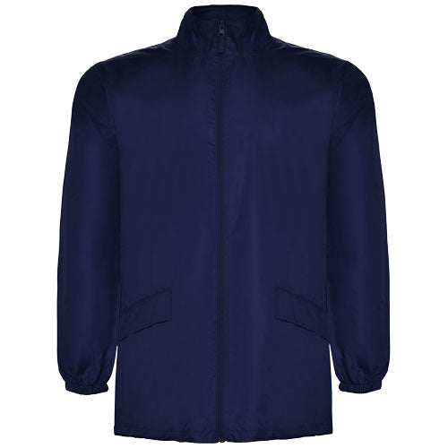 Escocia Unisex Regenjacke in Blau, individuell gestaltbar mit Logo von Signalshop.de als Werbeartikel, Werbegeschenk, Werbemittel, Giveaway.
