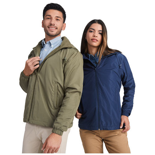 Unisex Makalu isolierte Jacke von Signalshop.de, erhältlich in Grün und Blau, individuell mit Logo bedruckbar, ideal als Werbeartikel, Werbegeschenke, Werbemittel oder Giveaway.
