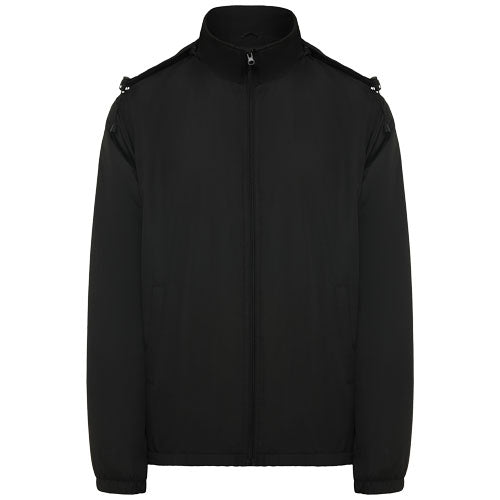 Schwarze Makalu isolierte Unisex Jacke von Roly, individuell mit Logo gestaltbar, Signalshop.de; Werbeartikel, Werbegeschenke, Werbemittel, Giveaway.