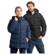 Unisex Nepal Parka in Blau und Schwarz, isoliert, individuell gestaltbar mit Logo, erhältlich bei Signalshop.de für Werbeartikel und Giveaways.