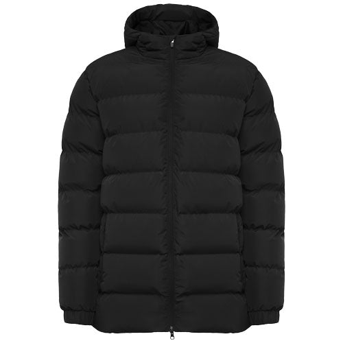 Schwarzer Nepal isolierter Parka Unisex von Signalshop.de, individuell bedruckbar, idealer Werbeartikel.