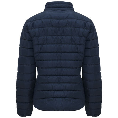 Dunkelblaue Damen-Isolierjacke von Roly, individuell gestaltbar mit Logo, erhältlich bei Signalshop.de; Werbeartikel, Werbegeschenke.