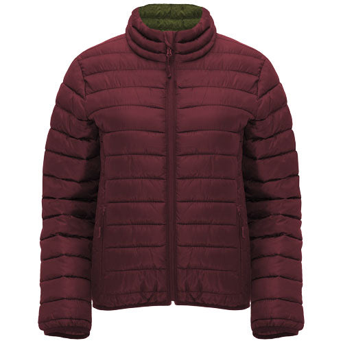 Bordeauxrote isolierte Damenjacke von Roly, individuell gestaltbar mit Logo, Signalshop.de Werbeartikel.