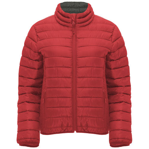 Rote Finland isolierte Damenjacke von Roly, individuell gestaltbar mit Logo, erhältlich bei Signalshop.de, Werbeartikel.