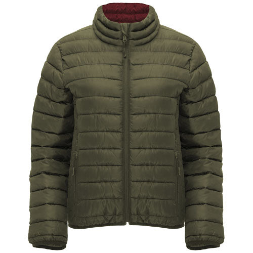 Olive Damenjacke, isoliert, individuell gestaltbar, von Roly bei Signalshop.de. Ideal als Werbeartikel, Werbegeschenke oder Giveaway.