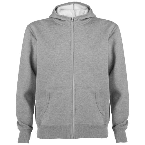 Graue Montblanc Kapuzensweatjacke Unisex von Signalshop.de, individuell bedruckbar, ideal als Werbeartikel.