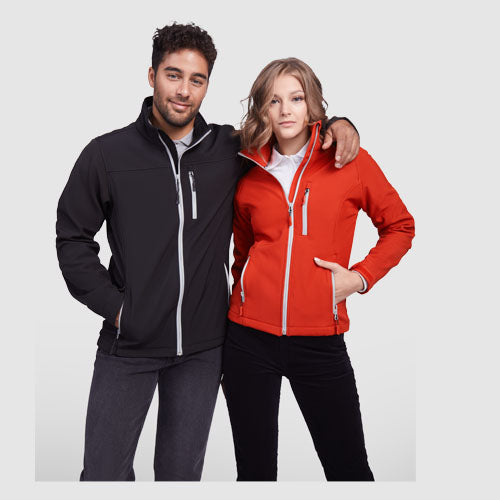 Antartida Softshelljacke für Herren in Schwarz und Rot, individuell mit Logo bedruckbar, erhältlich bei Signalshop.de. Kategorien: Werbeartikel, Werbegeschenke, Werbemittel, Giveaway.