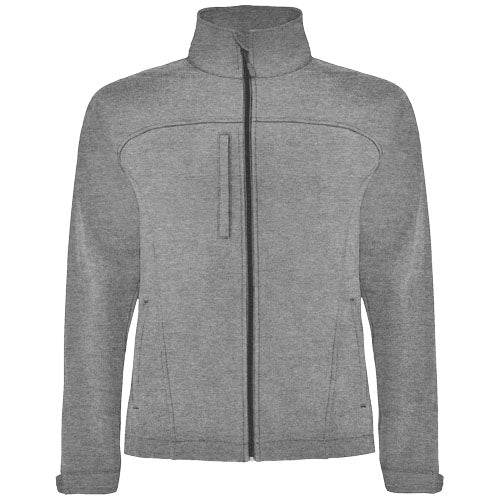 Graue Rudolph Softshelljacke Unisex von Roly, individuell bedruckbar, erh�fctlich bei Signalshop.de f�fcr Werbeartikel.