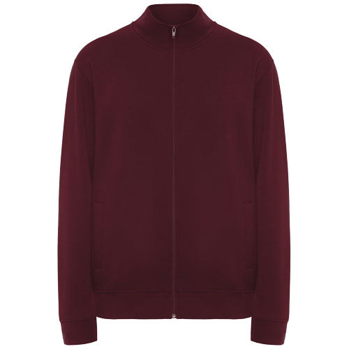 Ulan Sweatjacke Unisex in Bordeaux, gestrickt, individuell mit Logo bedruckbar, bei Signalshop.de Werbeartikel.