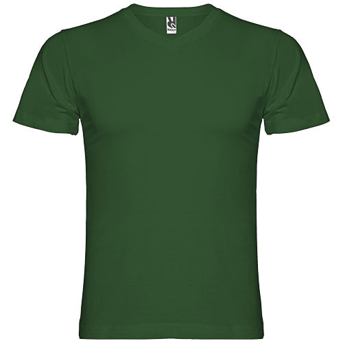 Roly Samoyedo T-Shirt mit V-Ausschnitt für Herren, grün, individuell bedruckbar, erhältlich bei Signalshop.de, Werbeartikel, Werbegeschenke, Werbemittel, Giveaway.